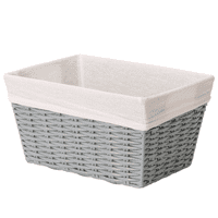 Canasto Cesta Organizadora Carry All Estilo Ratán S