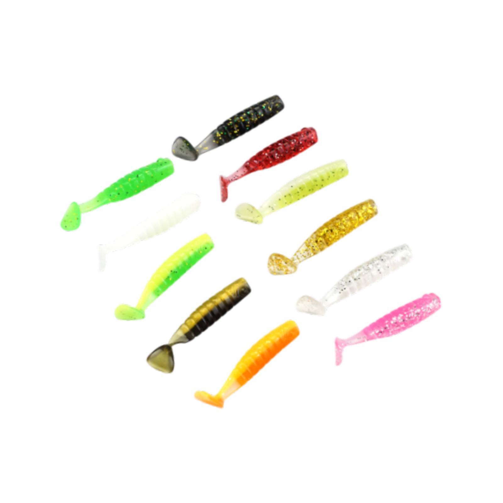 Magideal - Destres De Pesca De Ola De 40X Señuelos Oscilantes Suministros De Pesca Versátiles Cebos De Aparejos De Pesca Portátiles Para Salmón Río Walleye Río