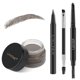 thumbnail image 1 of Kit de maquillaje LAVONE para estampar cejas con pomada y delineador de ojos, 1 of 7
