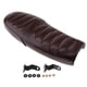 thumbnail image 5 of 63cm Motorcycle Cafe Racer Vintage Seat Flat Brat Saddle Cushion Brown, 5 of 5