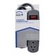 thumbnail image 1 of Power Strip Home Plus, 60 cm, 4 enchufes, cable de 2 pies de longitud, gris, 1 of 4