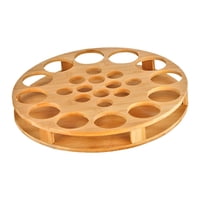 Magideal - Bandeja De Vidrio Para Cerveza, Soporte De Vidrio, Bandeja Para Pub, Almacenamiento De Cristalería Para El Hogar, Bandeja De Cerveza, Soporte De Bambú