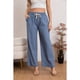 thumbnail image 2 of Pantalón Mujer Casual Recto Algodón Tipo Lino Tiro Alto 7003, 2 of 3