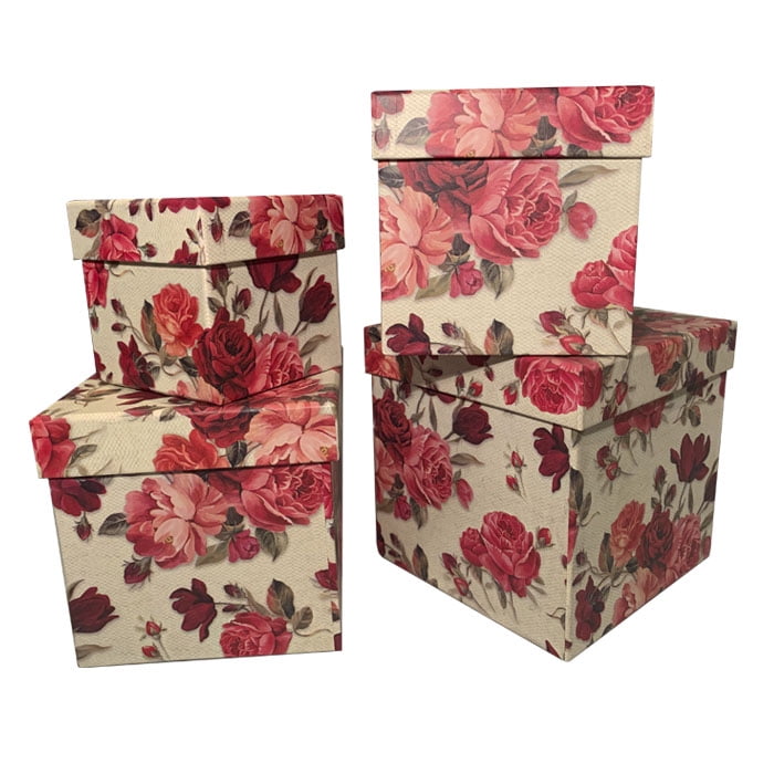 Bric - Cajas Flores Set De 4