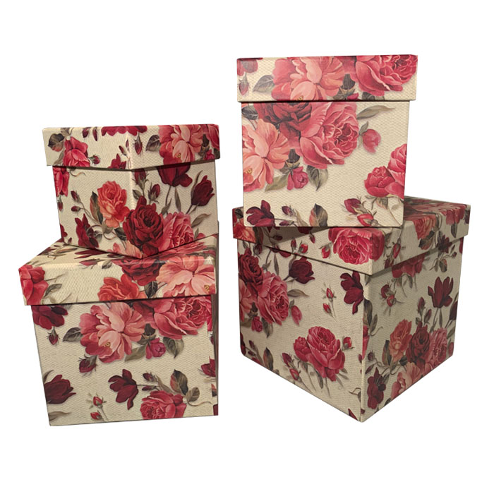 Bric - Cajas Flores Set De 4