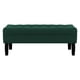 thumbnail image 1 of Banqueta Wood 2c Felpa 00 Verde Botella, 1 of 4