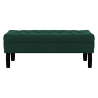 Bodevir - Banqueta Wood 2C Felpa 00 Verde Botella