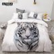 thumbnail image 1 of x2160 Bed Sheets Wolf Space Duvet Cover Tiger Lion Animal Pattern Bedding Set Light And Dark Meet Wolf Moon Comforter Cover With Pillowcases 3-Piece Bedding Set (1 Duvet Cover + 2 Pillow Shams) nj2160, 1 of 5