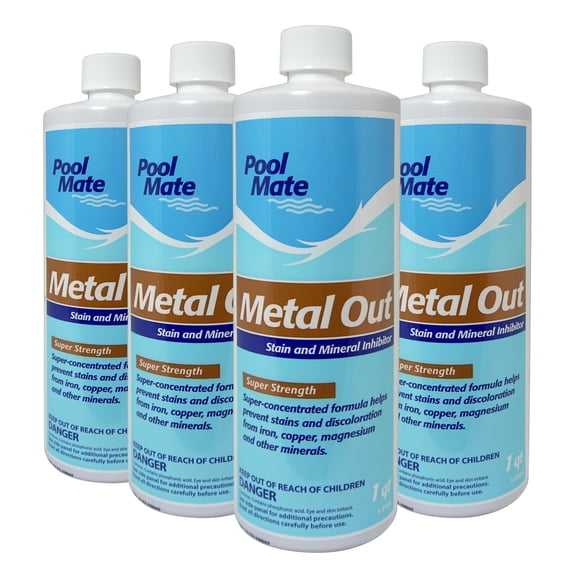 Pool Mate Removedor de Manchas por Metales 4x946ml