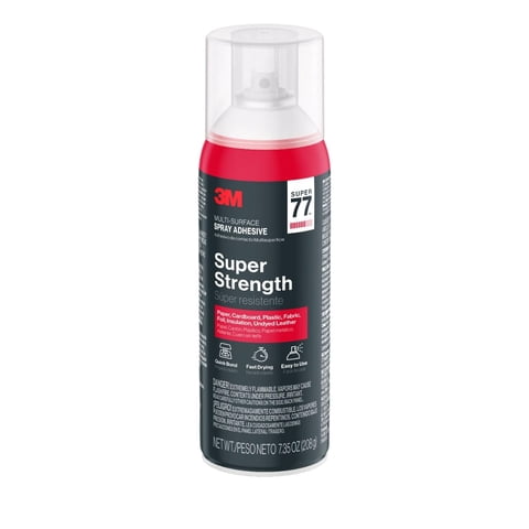 Adhesivo En Aerosol 3M Super 77 Para Múltiples Superficies, 215 Ml, Bajo Contenido De Voc