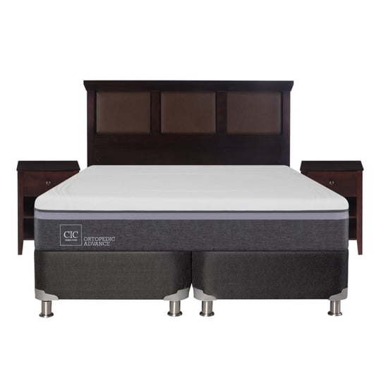 Cic - Box Spring Ortopedic Advance 2 Plaza Base Dividida