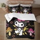 thumbnail image 1 of Kuromi Soft 3D Printed Duvet Cover Bedding Set with Comforter Cover 3 Piece Set, 1 of 5