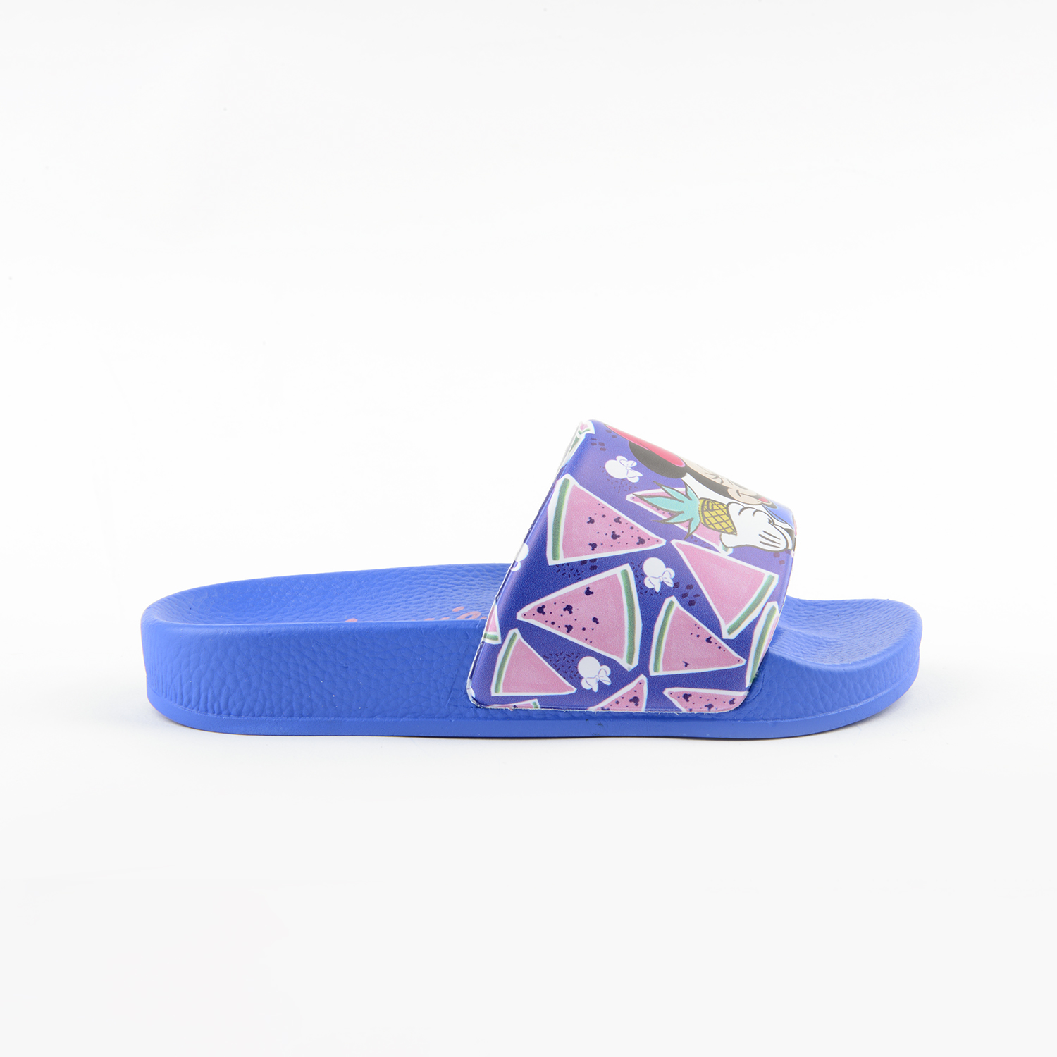 Sandalia Slide Niña Guiño Minnie Azul Disney