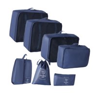 Magideal - 7 Piezas De Cubos De Embalaje Para Maletas, Organizadores De Embalaje, Bolsa Protectora Impermeable Para Zapatos, Cubos De Viaje, Bolsas De Viaje Para Armada