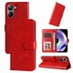 thumbnail image 4 of Funda tipo cartera FOXDOCK para Realme 10 4G , diseño girasol en relieve, cuero PU, cierre magnético, soporte y tarjetero, 4 of 5