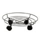 thumbnail image 2 of Soporte De Jardinera En Maceta De Hierro Metálico De 36 Cm Con Rotación De Ruedas De 360 Grados Con Bloqueo, 2 of 5