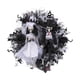 thumbnail image 2 of Corona Halloween Novios Esqueletos 40cm Blanco y Negro, 2 of 3