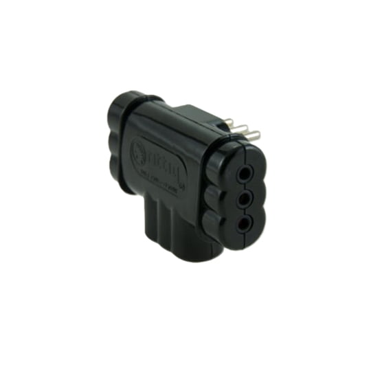 Adaptador Triple Plano Rittig Negro