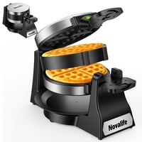 Máquina Para Hacer Gofres Novalife, Acero Inoxidable, 1400 W, 8 Rebanadas