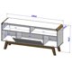 thumbnail image 4 of Rack Tv 55 Lazuli Blanco Invierno, 4 of 4
