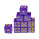 thumbnail image 1 of Dados De Juego De 10x0,6 Pulgadas, Material Didáctico Para Juegos De Mesa, Juegos De Rol, Ense?anza De Matemáticas, Amarillo Violeta, 1 of 5