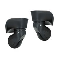 Magideal - Ruedas De Equipaje De Reemplazo De 2X Ruedas Troncal Muda Resistente Al Impacto Fácil De Instalar Las Ruedas De Viaje Universales Reemplazar Piezas , L