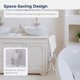 thumbnail image 5 of Silla de ducha Drive Medical 12486, banco de baño plegable, blanco, 5 of 7