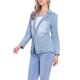 thumbnail image 4 of INSPIRE CHIC Chaqueta de Mezclilla para Mujer con Botones, Solapa con Muesca, Bolsillos a Ambos Lados, Chaquetas de Jean Casual L Azul Claro, 4 of 6