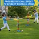 thumbnail image 3 of Set de T-Ball QDRAGON para Niños Ajustable 62-100 cm, 3 of 9