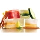 thumbnail image 2 of Bandejas para cubitos de hielo con tapa, paquete de 2 (amarillo y verde), bandejas de silicona para cubitos de hielo flexibles y fáciles de liberar, 15 moldes para cubitos de hielo, sin BPA., 2 of 8