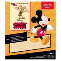 Insight - Walt Disney Mickey Mouse Libro Y Modelo Armable En Madera