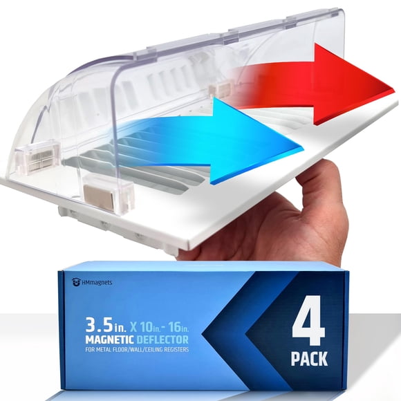 Deflector magnético para ventilación HMmagnets 23‑41 cm (paquete de 4)