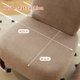 thumbnail image 3 of Silla de acento linda con patas de madera maciza, silla de salón de cuero falso con cojín suave, 3 of 5