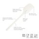 thumbnail image 4 of Espátula de Cocina Tovolo 35 cm Blanca de Silicona Libre de BPA, 4 of 4