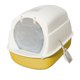 thumbnail image 4 of Caja De Arena Para Gatos Con Tapa, Duradera, Antisalpicaduras, Bandeja De Arena Para Gatos Con Capucha, Color Amarillo, 4 of 5