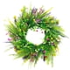 thumbnail image 5 of Corona De Flores Silvestres Artificiales, Hojas De Eucalipto Para El Hogar, Corona De Primavera Para Puerta Delantera, 5 of 5