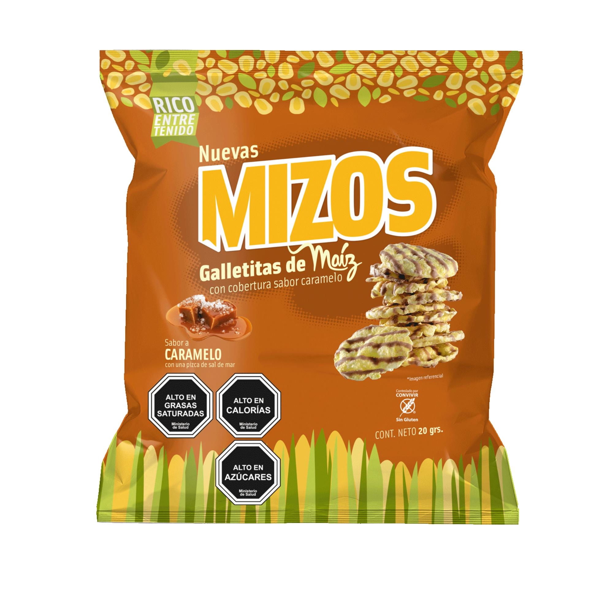 Galleta Maiz Caramelo 20g 20 g Mizos