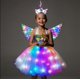 thumbnail image 2 of Disfraz de unicornio SHINYOU con iluminación LED para niñas de 7 a 8 años, 2 of 8