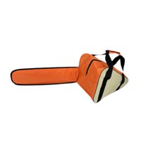 Magideal - Estuche De Transporte Para Motosierras, Bolsa De Almacenamiento Para Motosierras, Portátil, Cómodo Y Práctico Soporte, Bolsa De Tela Oxford Para Viaje Naranja Blanco