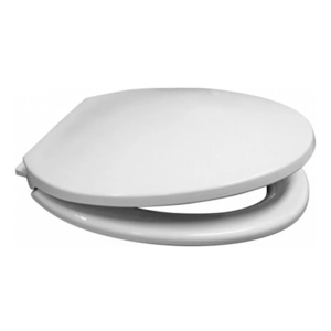 Genérico - Asiento Tapa Wc Elongado Reforzado - Cierre Suave Hoffens Blanco