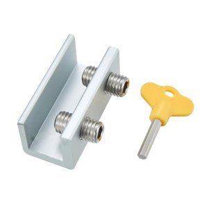 Bothyi - Cerradura De Ventana Deslizante, Cerradura De Tornillo De Seguridad De Metal, Cerradura De Seguridad, Prevención De Caídas, Agujeros Dobles