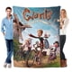 thumbnail image 1 of Gigantes de la Mancha anti-pilling, suave, ligera, esponjosa y acogedora de lujo para hogar y cocina – Perfecta para niños y adultos, 100 x 150 cm, 1 of 6