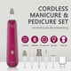 thumbnail image 2 of Set de manicura y pedicura SEAMIND Professional para limas de uñas, color rojo, 2 of 7