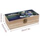 thumbnail image 2 of Miles del Mañana Caja Organizadora de Madera Rústica - Caja Decorativa Multifuncional para Escritorio, Hogar, Oficina, Joyas y Manualidades, 2 of 6
