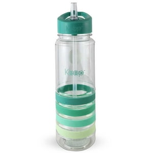 Disparo - Botella Keep Bandas Colores 750Ml Agua Bebidas Turquesa