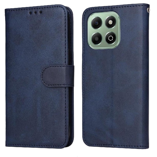Funda Billetera para Honor X6B 4G con Porta Tarjetas y Soporte Ajustable Azul