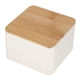 thumbnail image 4 of tapa de bambú recipiente de almacenamiento de té caja de organizador contenedor de madera carrito de té contenedor e, 4 of 5