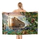 thumbnail image 1 of El Arca de Noé Toalla de playa de secado rápido con diseño temático, regalo para mujeres y niñas, ideal para cumpleaños, fans, amantes de la música, uso en la playa o al aire libre, 78 × 150 cm, 1 of 6