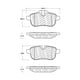 thumbnail image 2 of Pastillas Freno para auto BMW Z4 sDrive35i 2009-2016 Trasero, 2 of 6