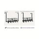 thumbnail image 5 of Maximize Your Space with Our Rustproof and Waterproof Over The Door Rack! Keep Your Bathroom, Bedroom, and Kitchen Organized with 5 Hooks and a Multifunctional Decorative Hanging Shelf. Easy to Instal, 5 of 5